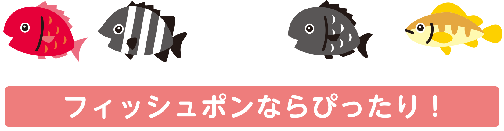フィッシュポンならぴったり!